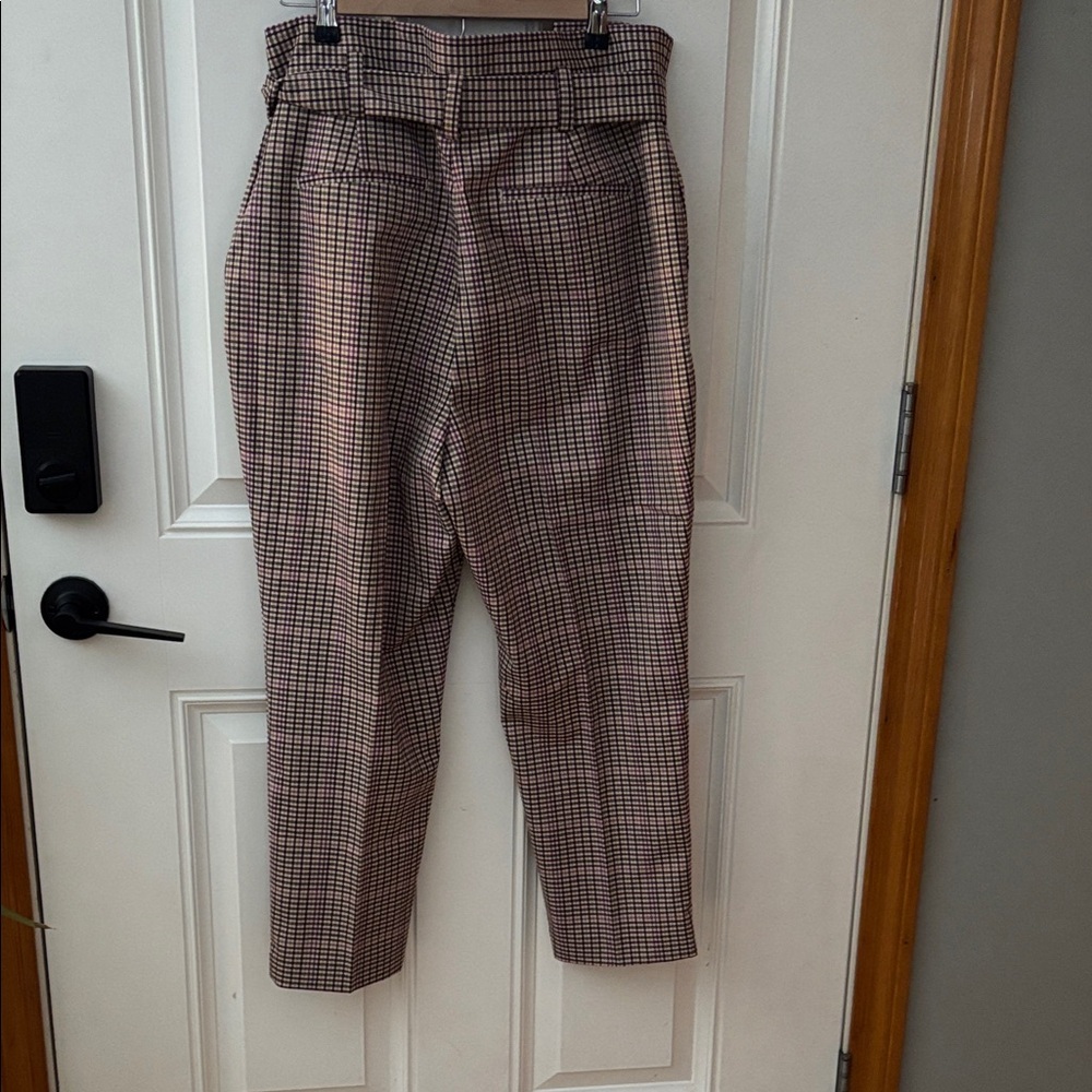 NWT Worthington Checkered Tie-Waist Pants - Picture 6 of 6